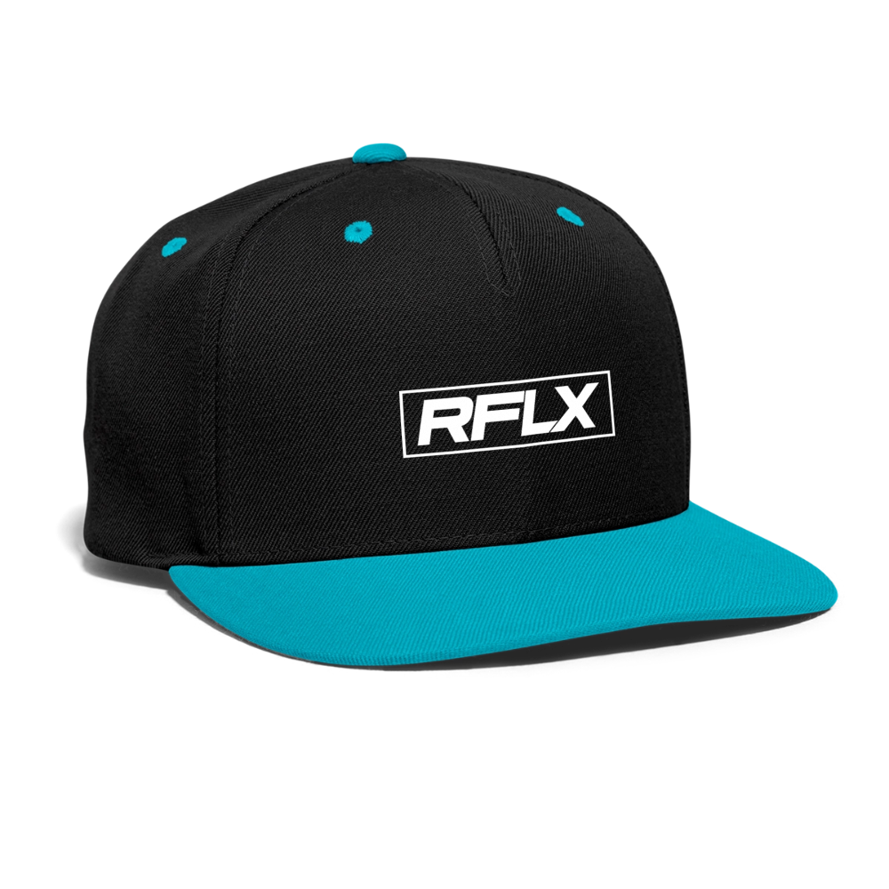 RFLX Snapback Cap - black/teal