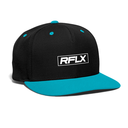 RFLX Snapback Cap - black/teal